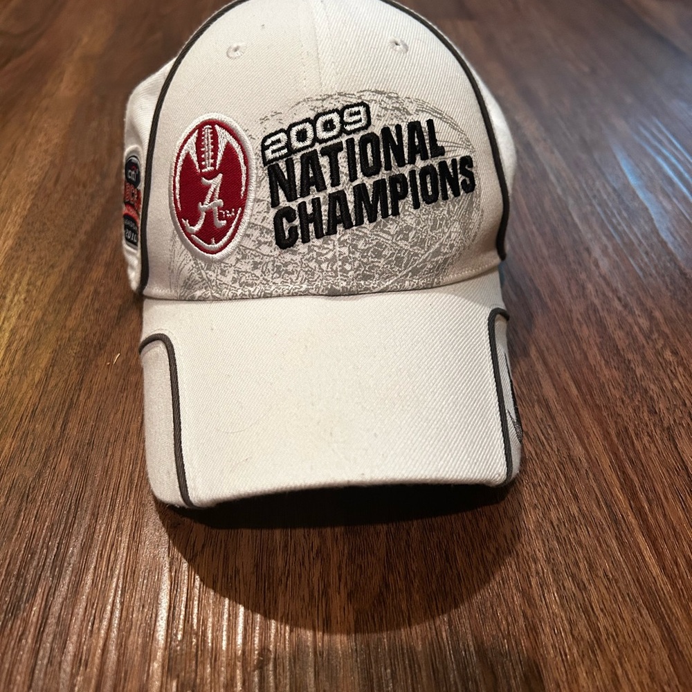Nike White and Red National Champions Hat